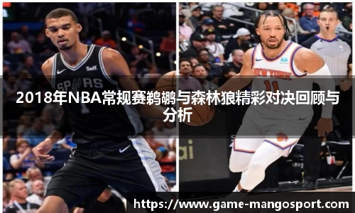 2018年NBA常规赛鹈鹕与森林狼精彩对决回顾与分析